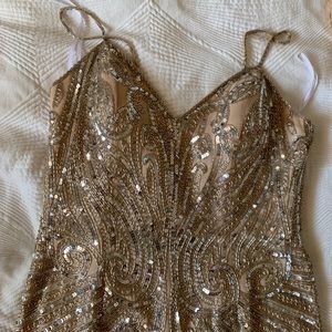 Vintage champagne dress